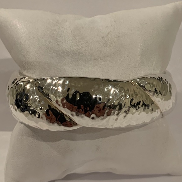 Silver Ippoilita bangle bracelet - Picture 2 of 10